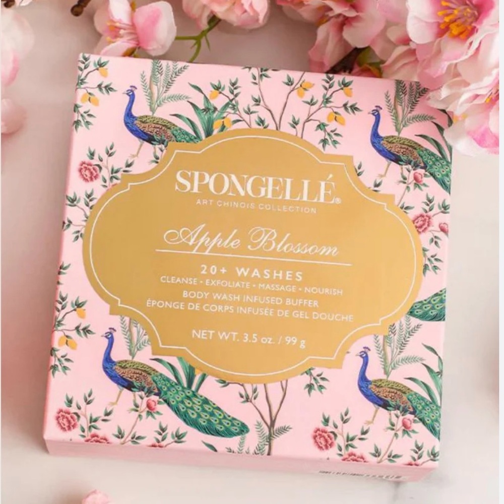 Spongellé Apple Blossom | Art Chinois Multi-Use Body Wash Infused Buffer